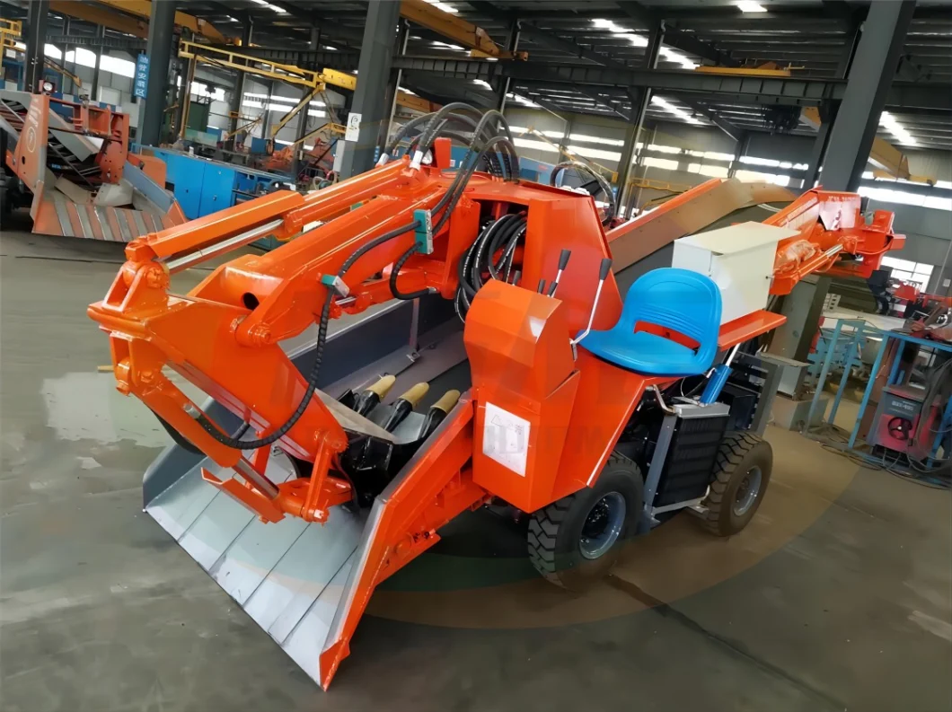 Rubber Belt Wheel Mucking Loader