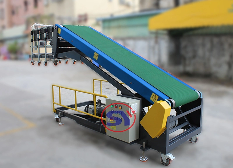 Mobile Container Loader Telescopic Loading Belt Conveyor Price