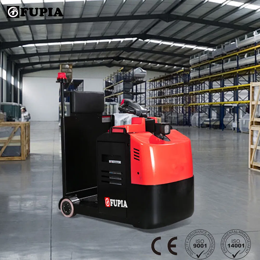 工場供給高品質プラットフォーム牽引トラクターコンテナ牽引トラクタートレーラー 3ton